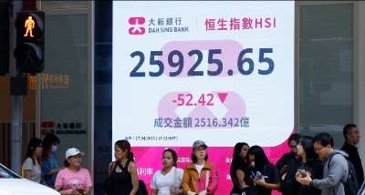 港股表现反复跌52点 资金聚焦AI晶片股