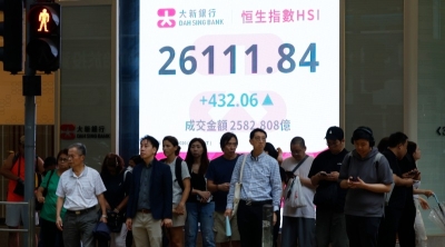 港股期指结算日造好 恒指升432点