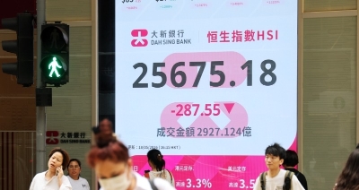 港股跌287点 科网股走势偏弱