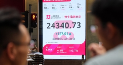 内地出口胜预期 港股低开后收升127点