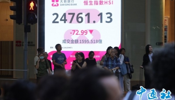 市场预测美国再加息 港股跌72点